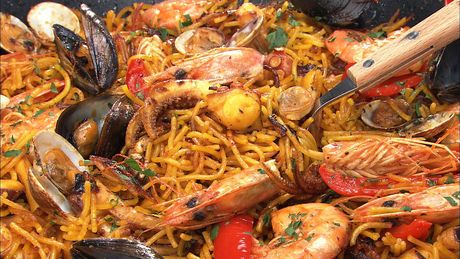 もこみち流　シーフードパスタパエリア