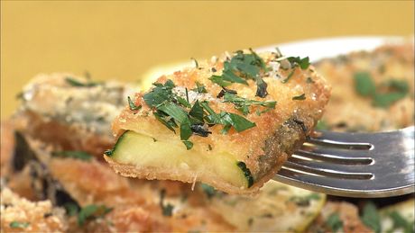 もこみち流　ズッキーニとなすのフライ