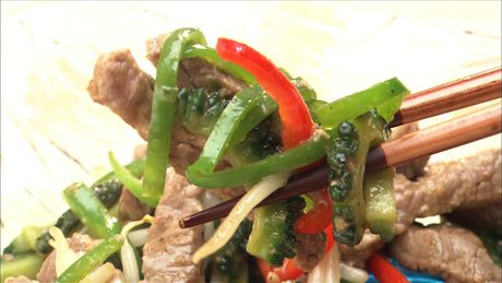 もこみち流　ゴーヤ入りチンジャオロース