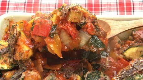 もこみち流　アンチョビとラタトゥイユのオーブン焼き