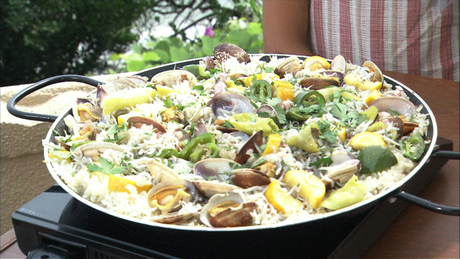 もこみち流　シラスと鎌倉野菜の和風パエリア