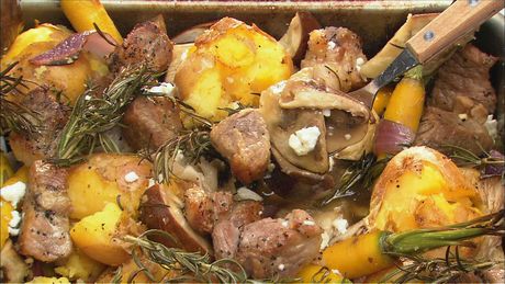 もこみち流　豚肉と鎌倉野菜のゴロゴロオーブン焼き