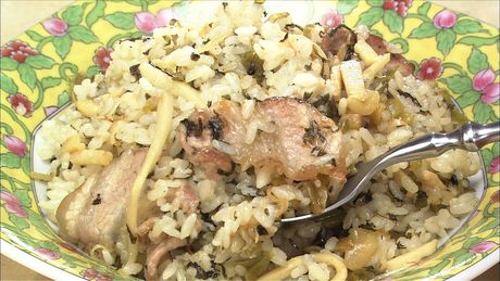 もこみち流　豚肉と高菜のチャーハン