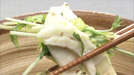 もこみち流　梅マヨドレッシング 大根と白菜のサラダ