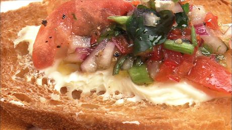 もこみち流　メキシコ風サルサトースト