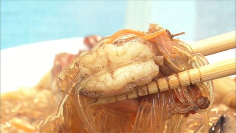 もこみち流　中華風エビと山椒の春雨