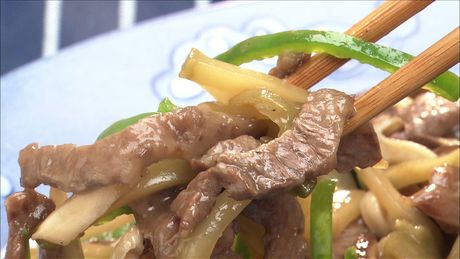 もこみち流　ザーサイと細切り肉炒め