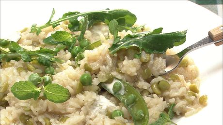 もこみち流　グリーン野菜のリゾット