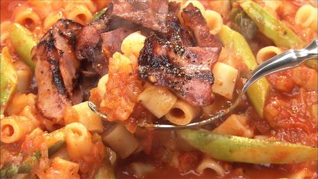 もこみち流　トマトベースのスープパスタ