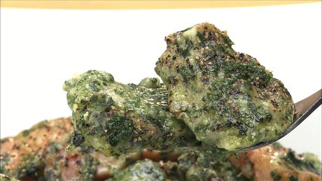 もこみち流　ほうれん草のクリームソース　ニョッキ