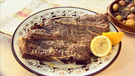 もこみち流　チャックステーキとトリュフポテト