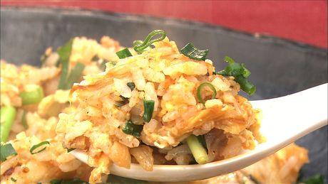 もこみち流　豚キムチチャーハン