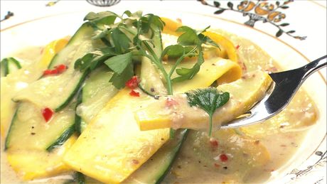 もこみち流　ズッキーニのクリーム煮