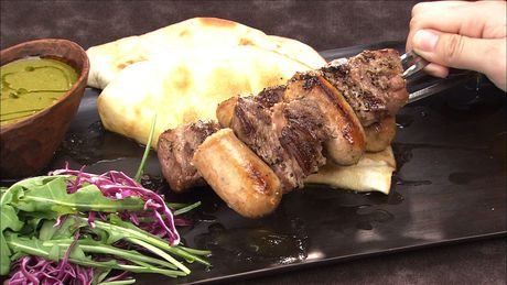 もこみち流　トルティーヤとシシカバブ～エスニックソースで～