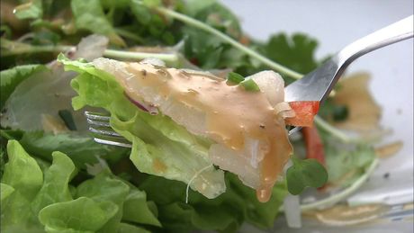 もこみち流　真鯛の中華風お刺身サラダ