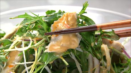 もこみち流　ゆで鶏の中華サラダ