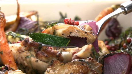 もこみち流　チキンウイングと野菜のオーブン焼き