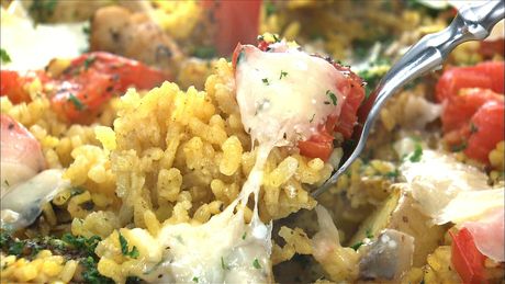 もこみち流　チーズカレーパエリア