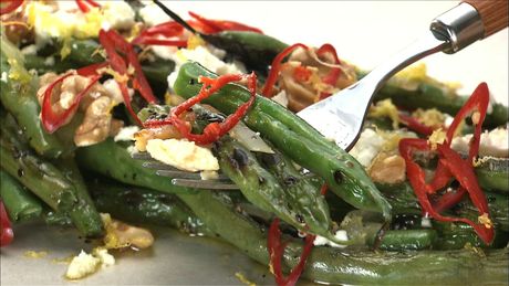 もこみち流　さやいんげんのグリル