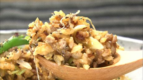 もこみち流　豚ひき肉と焦がし ねぎしょうゆチャーハン