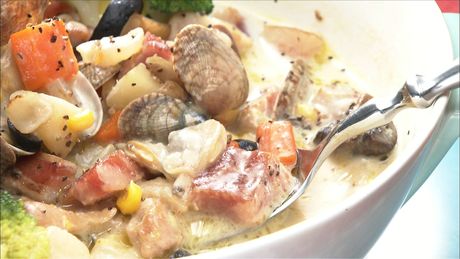 もこみち流　クラムチャウダー