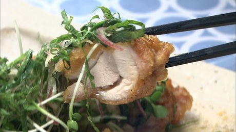 もこみち流　薬味たっぷり・鶏のさっぱりおろしだれ