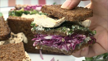 もこみち流　チキンサンド 〜ヨーグルトとサワークリームソースで〜