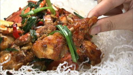 もこみち流　ワタリガニの中華炒め