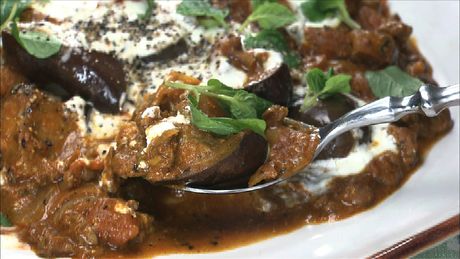 もこみち流　トルコ風 なすとトマトのラムカレー