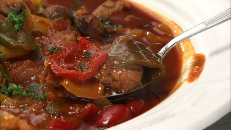 もこみち流　鶏肉と彩り野菜のトマト煮込み