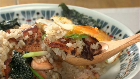 もこみち流　和風のシンプル朝チャーハン