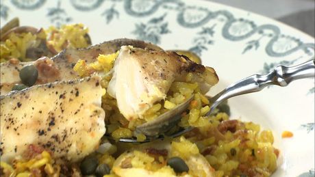 もこみち流　タラとアサリのピラフ