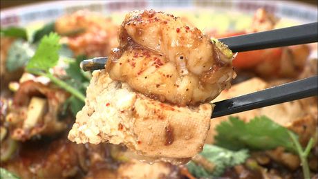 もこみち流　ピリ辛エビ豆腐