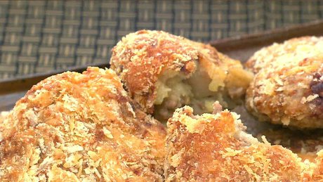 もこみち流　牛ひき肉入りきんぴらごぼうのコロッケ