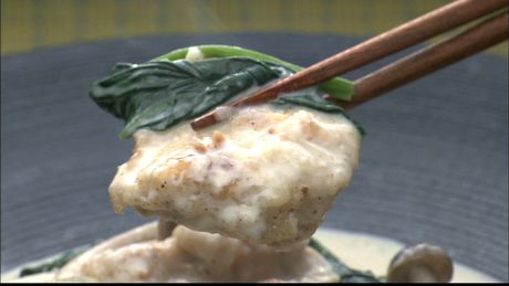 もこみち流　鶏むね肉ときのこの和風クリーム煮