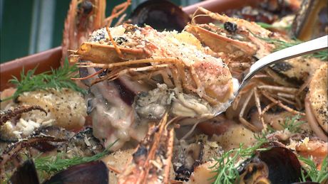 もこみち流　魚介のグラタン