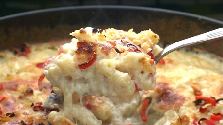 もこみち流　マカロニチリチーズ