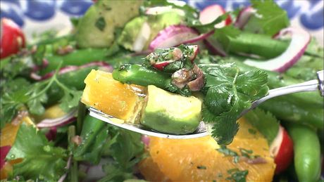 もこみち流　アボカドとオレンジのサラダ