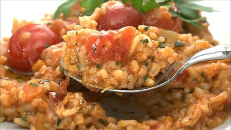 もこみち流　ミネストローネ風リゾット