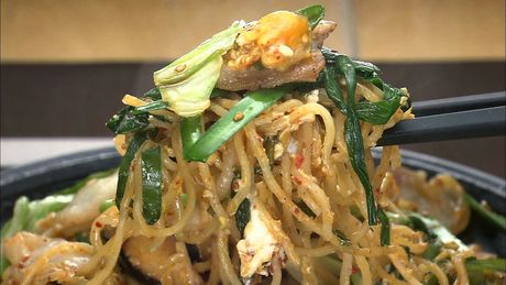 もこみち流　まぜとろ焼きそば