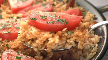 もこみち流　トマトベースのパエリア