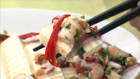 もこみち流　タイ風豆腐サラダ〜タイ風冷ややっこ〜