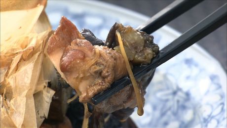 もこみち流　まるごとなすと鶏肉の煮物
