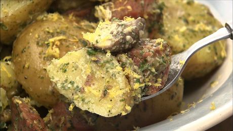 もこみち流　サラミとポテトのサラダ