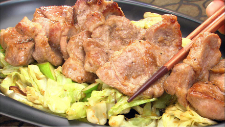 もこみち流　豚肉とキャベツの炒め物	