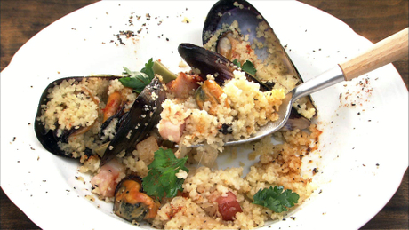 もこみち流　ムール貝のクスクス