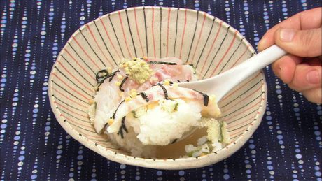 もこみち流　桜鯛のだし茶漬け