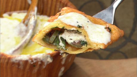 もこみち流　フェタチーズのラビオリフライ