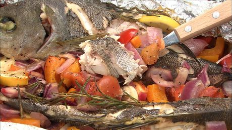 もこみち流　イサキのアルミホイル包み焼き