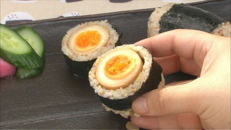 もこみち流　煮卵おむすび